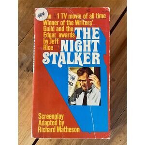 The Night Stalker by Jeff Rice Pocket Books 1973 Vintage Horror Book
